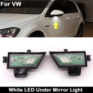 Guns 2pcs для VW Golf 7 Sportsvan Touran 2 White High High Brighess Сторочная сторона под зеркальной лампой светиль