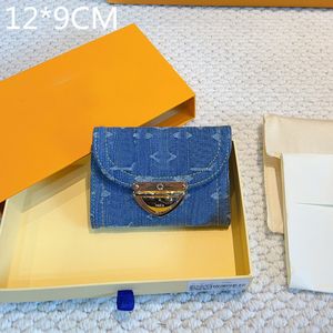 LR High quality denim wallet card bag designer luxury wallet luxury card bag zero wallet multiple card slot wallet