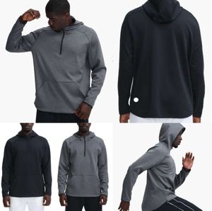 Lu Lu L- 372 Men Hoodies Capuzes de pulôver ao ar livre esportes de manga comprida Yoga Wrokout Roupet