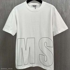 T-shirt da uomo Women Tshirt Summer Msg Designer 100% Cotone Short Short Shirts Chave Chave Hip Hop Magliette Mano di abbigliamento da uomo Streetwear 23