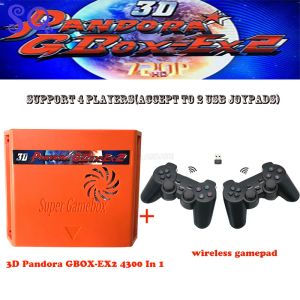 Игроки 3D Jamma Pandora Ex2 Gbox 4300 в 1 коробке Bord Arcade Cartridge PCB 720p VGA HDMI Wiredless Gamepad Set