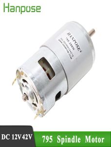 Dayanıklı 795 DC Motor Fırçası 79528W 24V Çim Biçme Motoru İki Top Rulman Dereceli 7356365