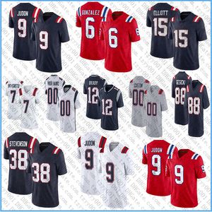 Anpassad Drake Maye Matthew Judon Ezekiel Elliott Football Jerseys Kyle Dugger Christian Gonzalez Juju Smith Schuster Rhamondrre Stevenson Kendrick Bourne