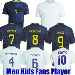 24 25 Scotland Football Shirt 150th Anniversary Soccer Jerseys Blue Special Edition TIERNEY DYKES ADAMS Football Shirt 2024 2025 CHRISTIE McGREGOR Kids Kit 16-4XL