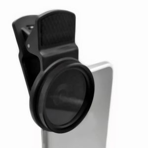 Zubehör Universal mit Clip tragbarer professioneller Telefonpolarisator Weitwinkelobjektiv 37/52mm Cpl Filter Rundkamera Schwarzes Zubehör Zubehör