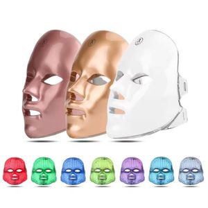 OEM/ODM Anti-invecchiamento Beauty Face Spa 7 Colorful Wireless Light Therapy LED maschere facciale