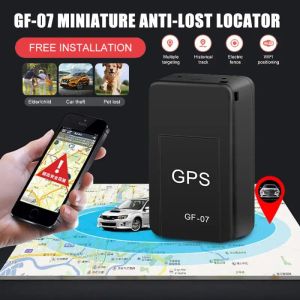 Accessori GF 07 GPS Tracker Mini GPS Tracker auto Tracciamento in tempo reale Locarietta antilostica Antitheft Mini Tracker Elderly Children GSM GPRS SE