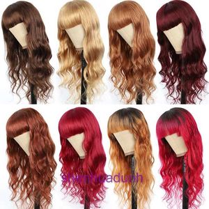 The Beginners Guide to Buying the Best Wigs Online in 2024 Wig black straight bangs long curly hair with large waves high-temperature