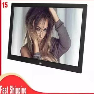 Ramy Nowe LED 15/14 cala LED LED HD 1280*800 Digital Photo Frame Elektroniczny album z obrazkiem Muzyka Pełna funkcja dobry prezent