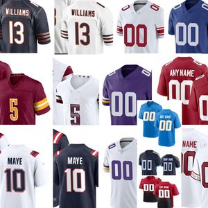 Caleb Williams Jayden Daniels Drake Maye Marvin Harrison Jr. J.J. McCarthy Malik Nabers Joe Alt Dallas Turner Rome Odunze Brock Bowers JC Latham Football Jersey women