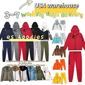 Tech Hoodie Tracksuit mężczyźni Kobieta polarowe spodnie dressit męski spodnie sportowe jogger spodni designerski kurtka dresowa kurtka z kapturem Sports Wind Breaker Multicolor