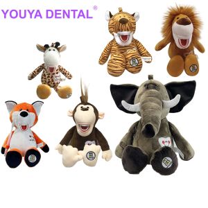 Bambole per peluche dentali di spazzolino che insegnano il modello dei denti per bambini che imparano a spazzolare giocattoli educativi per i denti dentali di spazzolatura denti da insegnamento m