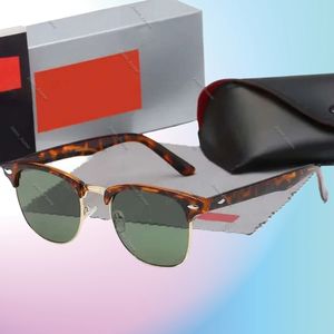 Fashion Luxury Sunglasses Designer Men Women Mulheres Shady Sunglasses Band Protection Band Driving Ben Sun Glasses Lens Glass Lens de alta qualidade UV400 Eyewear 192