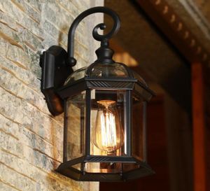 Europa Outdoor Wall Lamss Garden Villa Street Wall Light Fence Outtersme Lampa Restaurant Shop Dekoracja Oświetlenie Sconce9847223