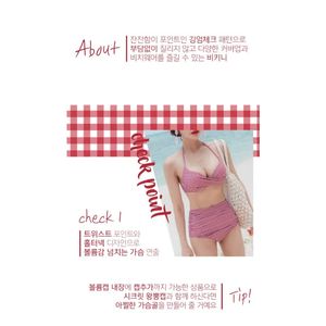 2024 Nya nya japanska och koreanska heta vårstrand Små bröst samla tjockt hög midja omslag Belly Split Bikini Swimsuitfor Asian Style