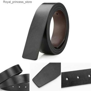 Belts Luxury brand designer mens replacement belt with mens leather belt without buckle 3.3cm belt Q240425