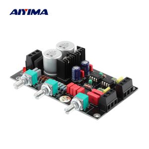 Amplificadores AIYIMA NE5532 Placa de controle de tom de volume de volume de volume HIFI 2.0 Treble Bass Pré -amplificador Eq Diy Dual AC 12V 18V
