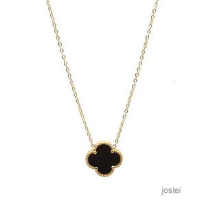 Designer Necklace for Woman Jewelry Men Plated Fashion Simple Short Wide Chain Necklace Four-leaf Clover Pendant Necklace 18k Gold Necklaces Jewelry
