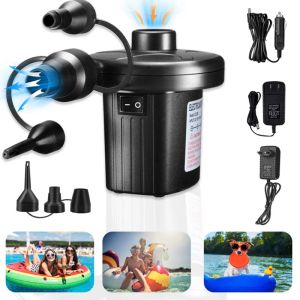 Tools Mini Inflatable Pump Electric Air Cushion Camping Pump Portable Rapid Filling Mattress Swimming Pool Air Filling Blower Injector