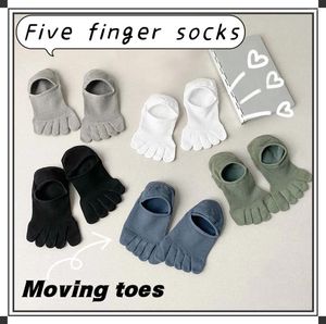 Men's Socks Five Finger For Men Cute Summer Breathable Mesh Sports Five-Toed Toe Split-Toed Solid Color Hollow Meias