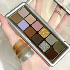 Shadow Dark Series 12 Cores Glitter Eyeshadow Palette Shine Eye Shadow Beauty Eye Color Water Proof Eye Makeup Mulheres Maquillaje