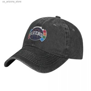 Ball Caps Sixers Cowboy Hat Baseball Hat Designer Sun Hat Hat Childrens Baseball Hat Womens Q240425