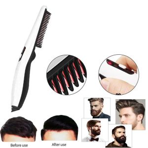 Щетки мужчин стилизированные волосы Comb Brush Quick Heating Greater выпрямитель Hot Haibrush Выпрямляет инструменты для укладки соборов стиль для мужчин