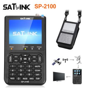 Finder SATLINK SP2100 HD Sat Finder DVB S/S2 Satfinder MPEG2/4 Digital Satellite Finder Meter with 3.5 Inch LCD Screen pk WS 6906