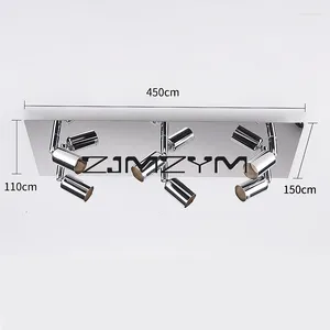 Ceiling Lights Rectangular LED Spotlights Decorative Spotlight Cabinet Adjustable GU10