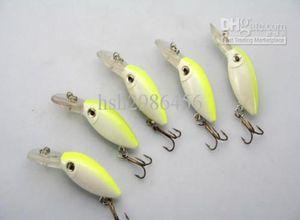 Hela parti 30 Fiske Lure Cranks Crankbaits Hand Baits Hooks Bass 49G58CM Yeller 1261161