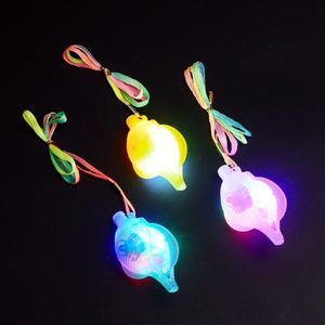 LED-ljus blinkande conch-halsband hängande glöder smycken rep kedjor barn födelsedagsfest leksaker halloween jul yh1373233s