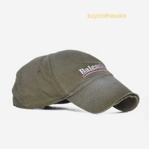 Cappelli di design Cappelli da baseball Cappelli Cappelli sportivi Fashion Designer Cap Family Khaki Green Cola con un vecchio cappello da cappellino da baseball ricamato a logo