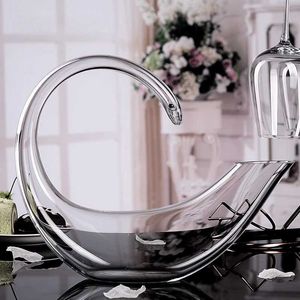 Çubuk Araçlar C Tipi Şişe Açıcı Kurşunsuz Kristal Cam Kişiselleştirilmiş Şarap Şişesi Açıcı Modern ve Basit Ev Kullanın Avrupa Yaratıcı Şarap Pouring Kettle 240426