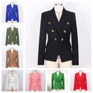 Moda kobiet garnitury Blazers Ubrania Wysokiej jakości garnitury damskie Płaszcz Designerstwo damskie odzież kurtka 4 kolory rozmiar s-2xl b