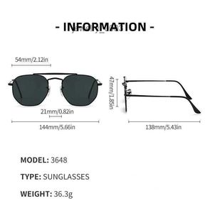 Classic Aviator Sunglasses Woman High Quality Rays Mens Sun Glasses Small Pilot Sunglass 55mm for Children Metal Frame Glass Lens SportR1 5R0S