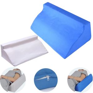 Pillow Sponge Orthopedic Acid Reflux Bed Wedge Pillow Back Leg Elevation Cushion Bedding Pillows White Blue Body Massage Relax