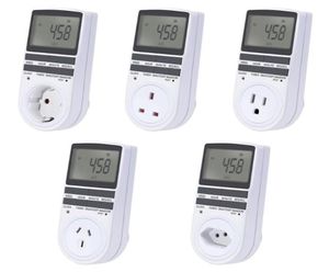 Timer Switch Timer digitale elettronico 24 ore su 24 ore UK AU US BR Plug Intelligent Home Socket Timing programmabile 220V6401027