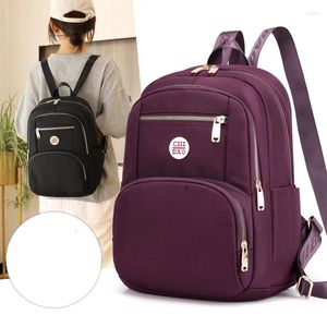 Backpack Style Vento Marea Travel Women Women Casual impermeável Lady Lady Bag Feminino de grande capacidade ombro 2024 A4 Paper Rucksack