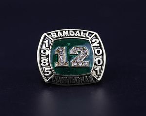 Hall of Fame Randall Cunningham #12 American Football Team S Ship Ring with trälåda Set Souvenir Fan Men Gift 20202757256