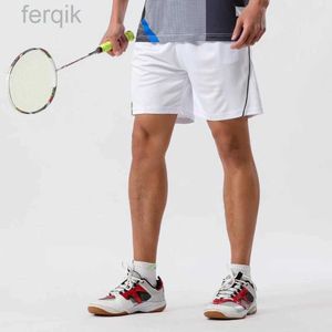 Męskie szorty kobiety kobiety sportowe szorty Badminton unisex lato szybki suchy trening tenisowy stołowy ubrania tenisowe gymem gym krótki spodni D240426