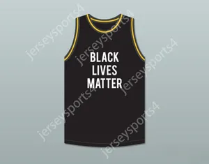 Anpassad Nay Name Mens Youth/Kids Tamir Rice 12 Black Lives Matter Basketball Jersey Stitched S-6XL