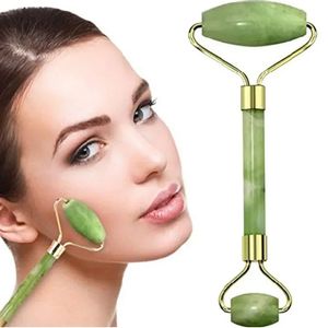 Guasha Natural Stone Jade Face Massage Gua Sha Massager Tool Massage Jade Roller Set visage rouleau de massage rouleau visage