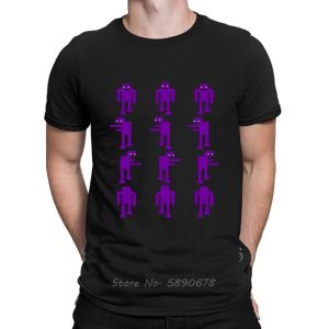 Shirts FNAf Purple Guy Sprites T -Shirt über Größe 6xl Freizeit berühmte Frühling Formal T -Shirt Neue Style Designing T -Shirt