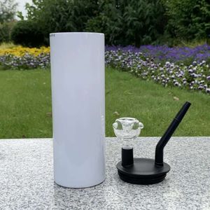 20Oz Straight Sublimation Vacuum Insulation Kettle Hookah Stainless Steel Tumblers Car Coffee Cup Water Bottle Gift For Dad 0426