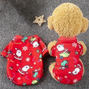 Dog Apparel Pet Clothing For Small Pets Comfortable Festive Wear Resistance Warm Cartoon Clothes Cute Lovely High Quality