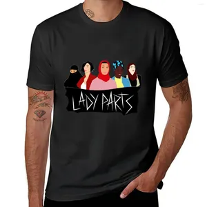 Tanques masculinos Tops Lady Parts Band!T-shirt Manga curta de verão Top Kawaii Roupas Cadeiras T para homens