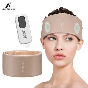 Electric Head Massager Airbag Pressure Massage Hälsovård Huvudvärk Smärtlindring Skalan Djup Relaxation Fysioterapi 360 ° Inslagning 240425