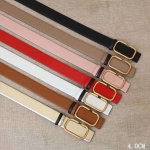 Luxury Designer Belt Women Letter Buckle Real Leather Belts Men Ladies Fashion Formal Dress Jeans Decorative Belt Waistband Top Quality 3.0/4.0Cm