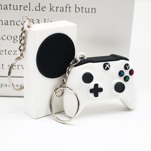 PS5 Xbox Simulazione Drop Glue Console PVC Game Handle Keychain Boys Like Keyring Simple Tide Play Orning Hanging Ornaments Regali