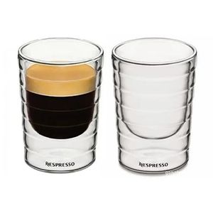 Nespresso Coffee Mug Heat Resistant Double Wall Tea Glass Cup Beer Handmade Creative Cold Beverage Transparent Drinkware 240418